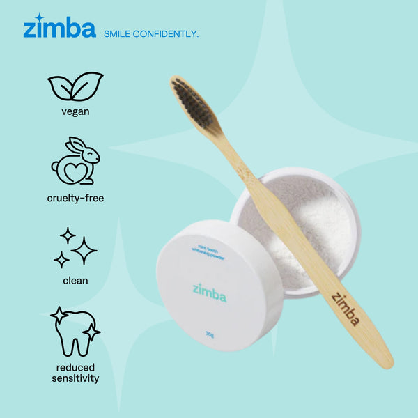 Zimba Charcoal Bamboo Toothbrush