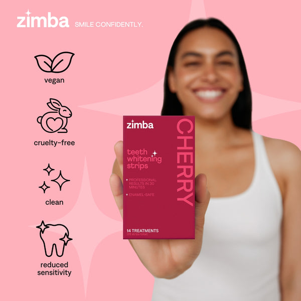 Cherry Teeth Whitening Strips