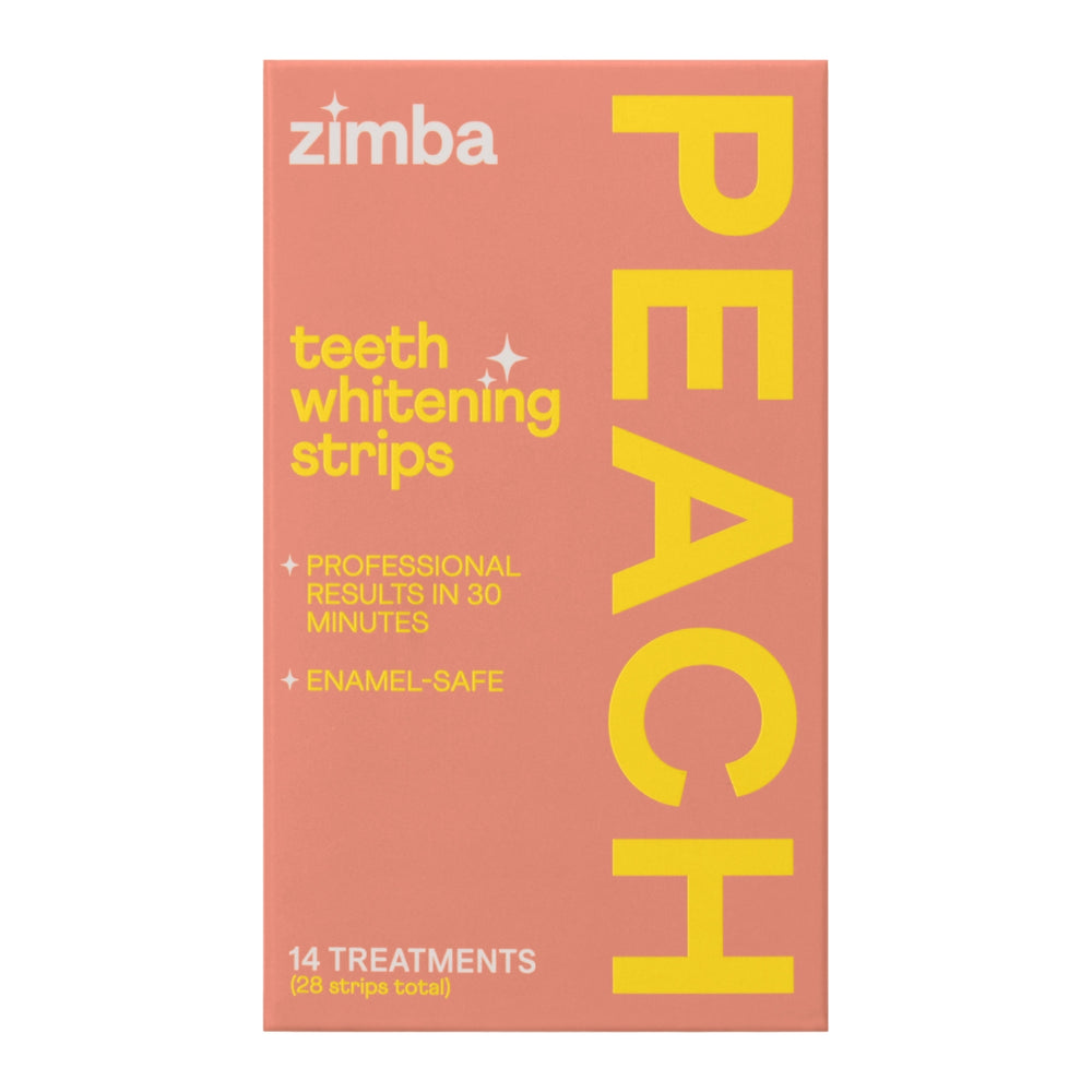 Peach Teeth Whitening Strips
