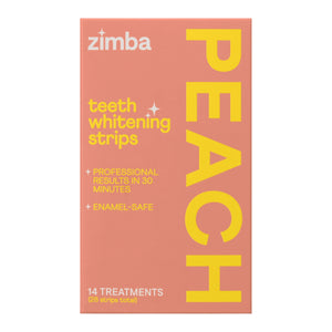 Peach Teeth Whitening Strips