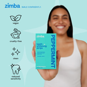 Peppermint Teeth Whitening Strips