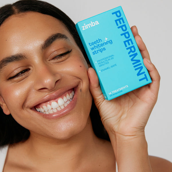 Peppermint Teeth Whitening Strips