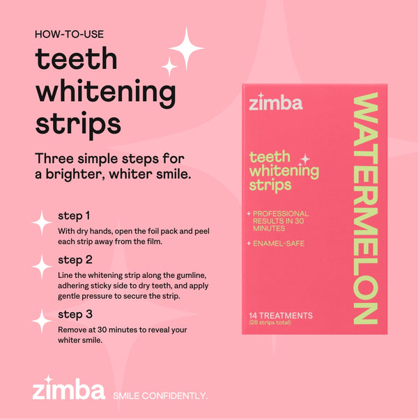 Watermelon Teeth Whitening Strips