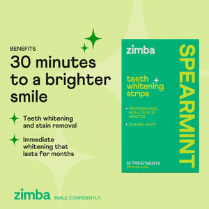 Spearmint Teeth Whitening Strips