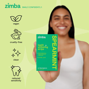 Spearmint Teeth Whitening Strips
