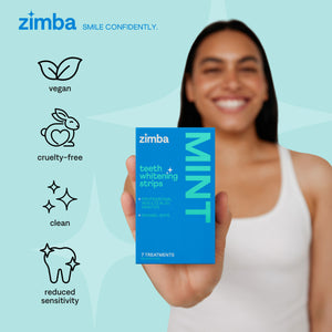 Zimba Teeth Whitening Strips 7 Day Treatment